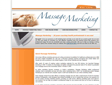 Tablet Screenshot of massagemarketing.com